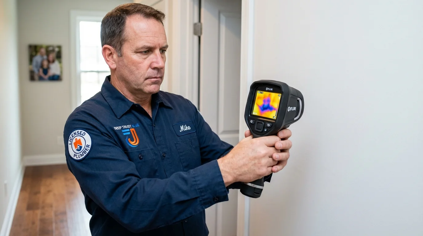 Thermal imaging leak detection by Johns Plumbing LLC in Dadeville